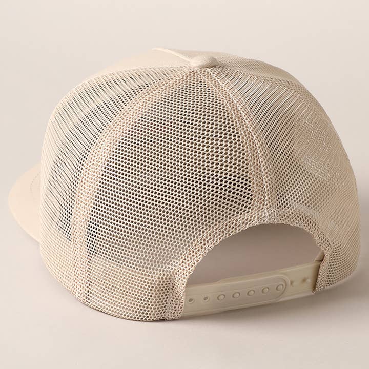 Fashion City - Wholesale Trucker Hat - Unisex - Land Of The Free Embroidery MeshBack Trucker Hat 10