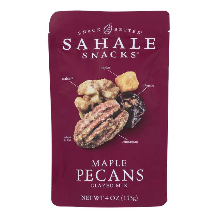 Ware Spark - Wholesale Trail Mix - Sahale Snacks Glazed Mix - Maple Pecans - Case Of 6 - 4 Oz.