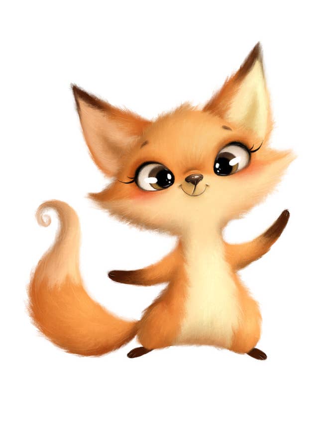 Fox | Fripperies mini map for wholesale by Fripperies