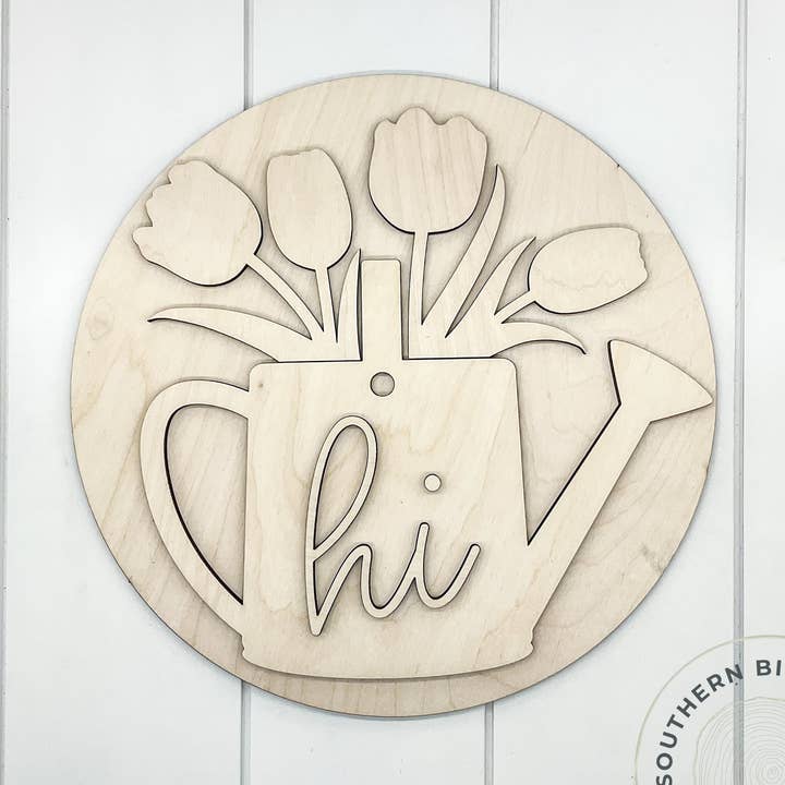 Gießkanne 3D Round Blank für den Großhandel von Southern Birch Company