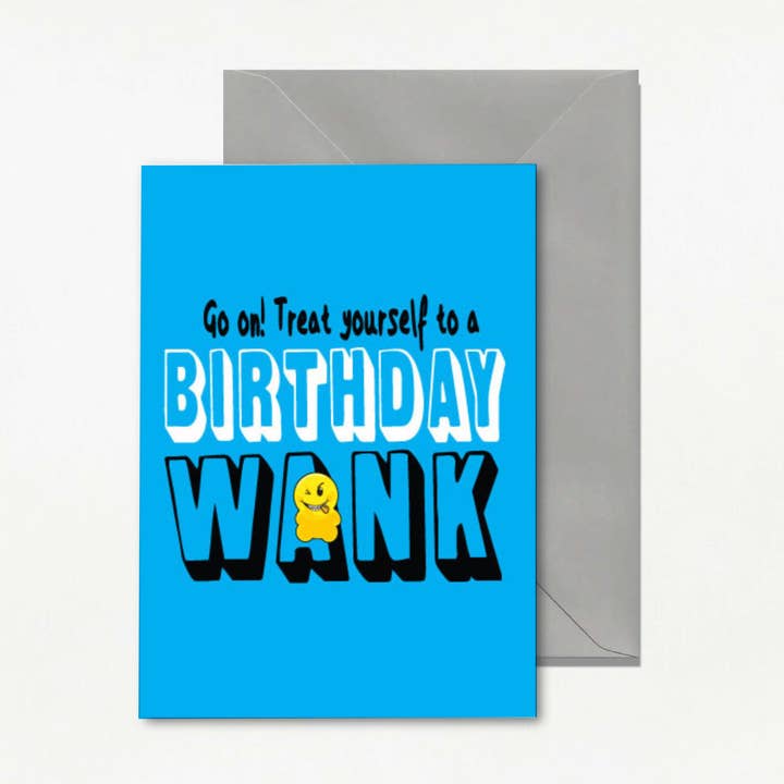 Uhøfligt fødselsdagskort - Gå forkæl dig selv med en håndtræning for engroshandel hos Cheeky Chops Cards & Wanky Candles