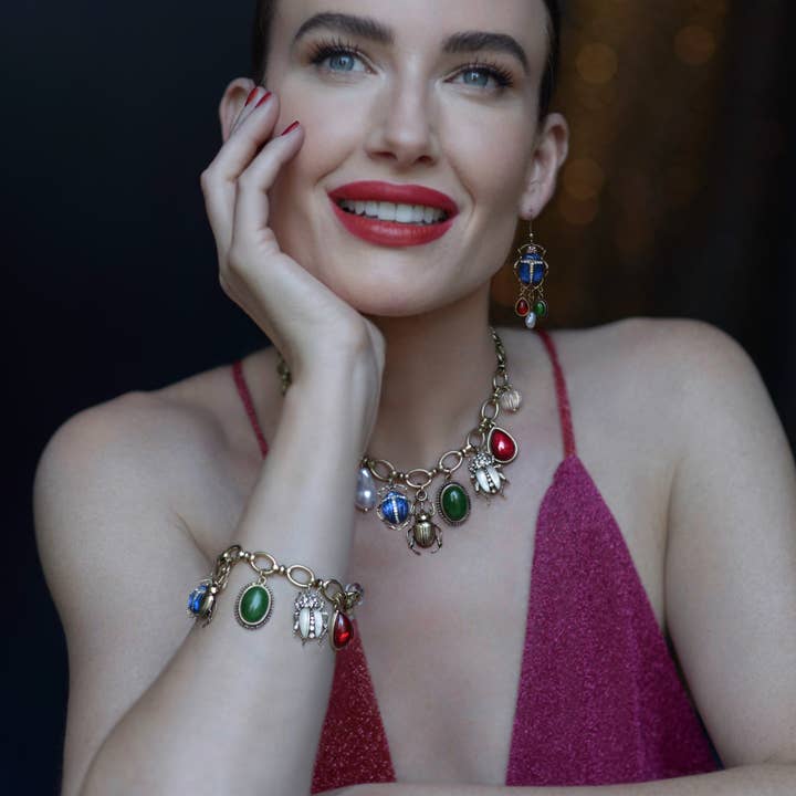 Bill Skinner - Wholesale Charm/dangle bracelet - Statement Beetle Charm Bracelet1