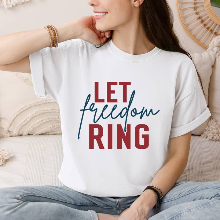 Lauren Ann Boutique & Designs - Wholesale T-Shirt (Graphic) - Unisex - Let Freedom Ring T-Shirt (sublimation)