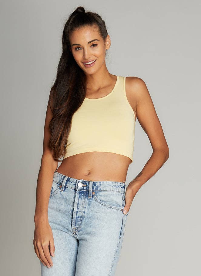 C'est Moi Clothing Co - Wholesale Tank Top - Women's - Bamboo Crop Tank Top- CEBT110517