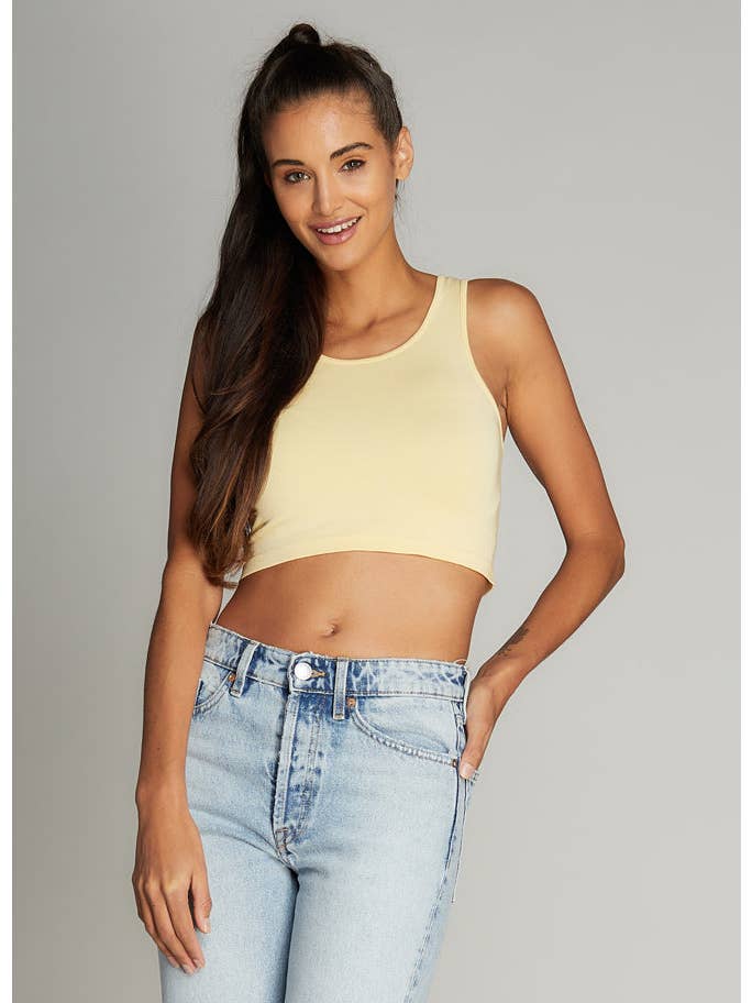 C'est Moi Clothing Co - Wholesale Tank Top - Women's - Bamboo Crop Tank Top- CEBT110517