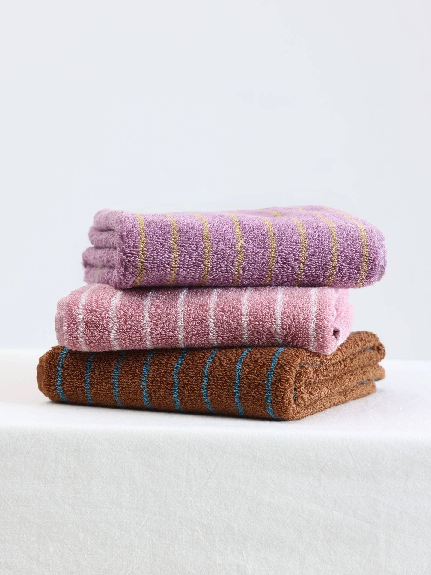 INSPECIAL HOME - Wholesale Bath Towel - Ultra Soft Absorbent Retro Stripe Bath Towel - 100% Organic 14