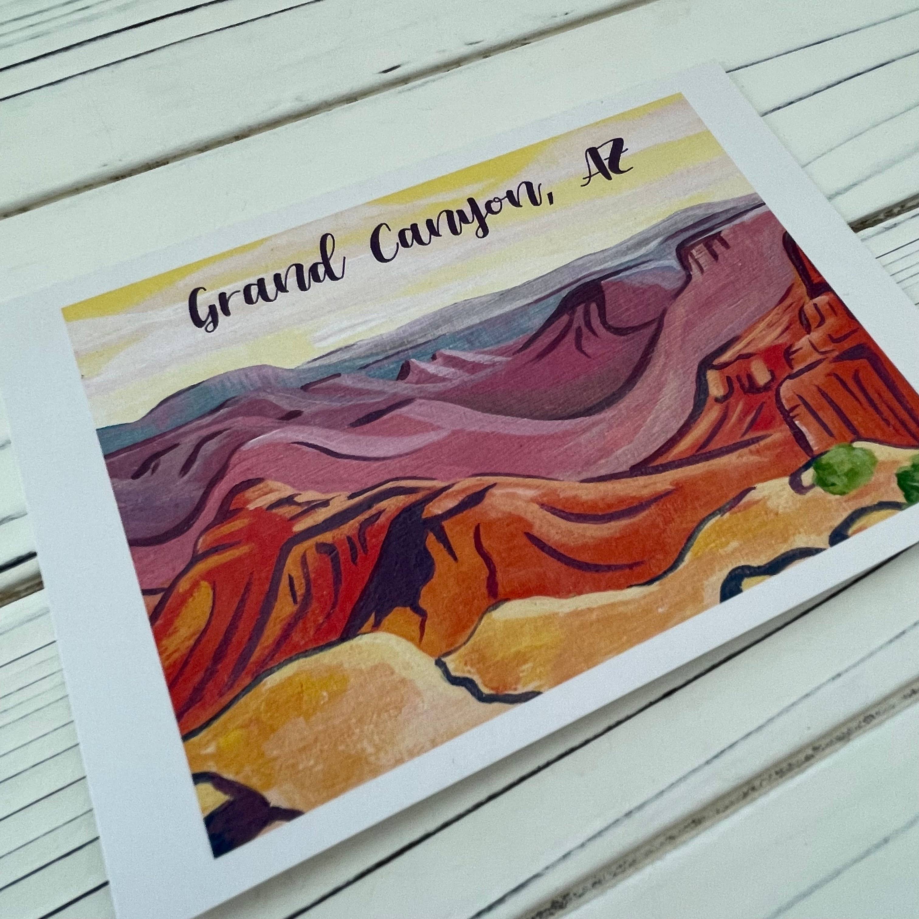 Two Deserts - Vendita all'ingrosso Cartoline - Cartolina del Grand Canyon1