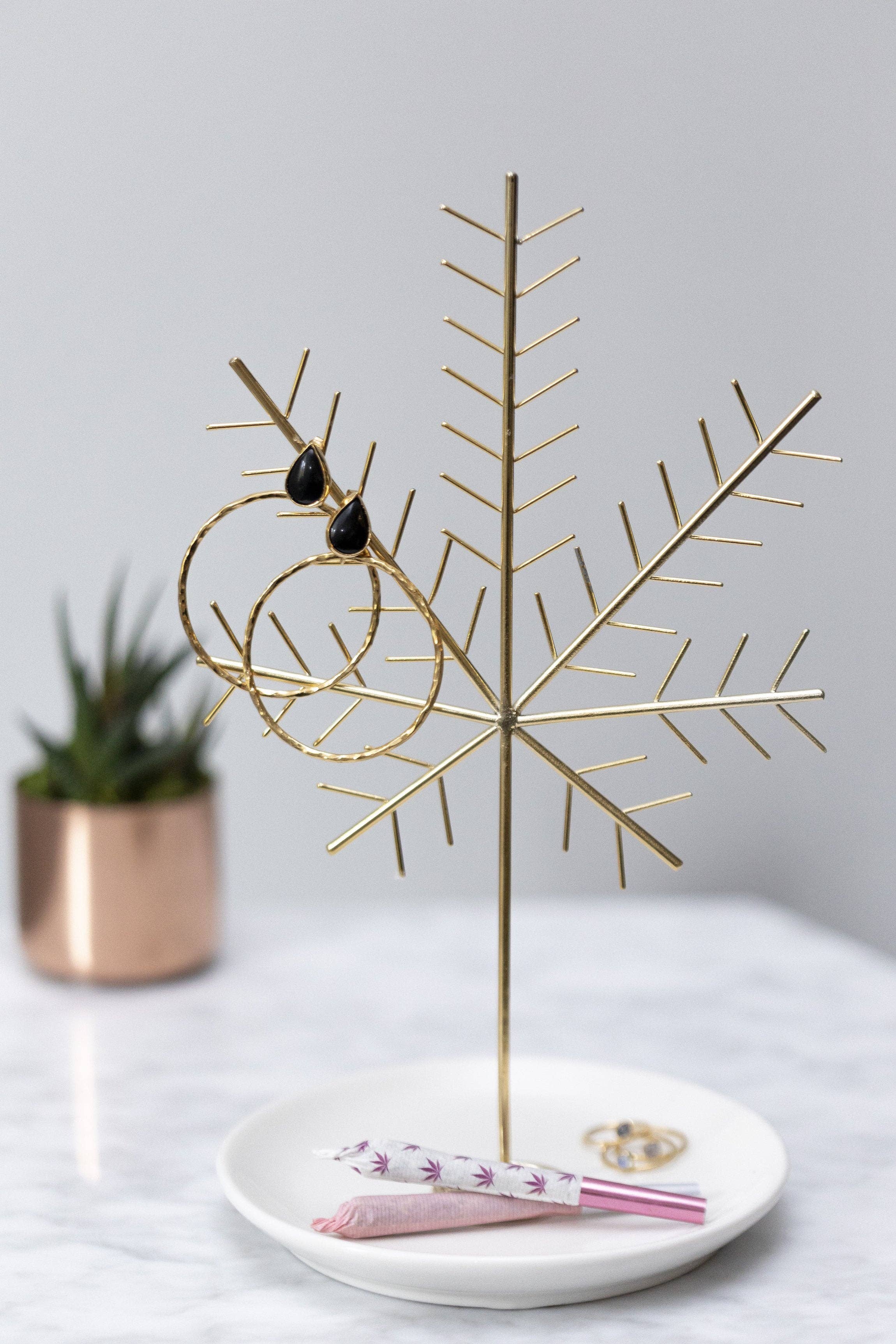 My Bud Vase - Venta al por mayor Soportes y estantes de exposición de joyas - Árbol para joyas con forma de hoja de cannabis de My Bud Life1