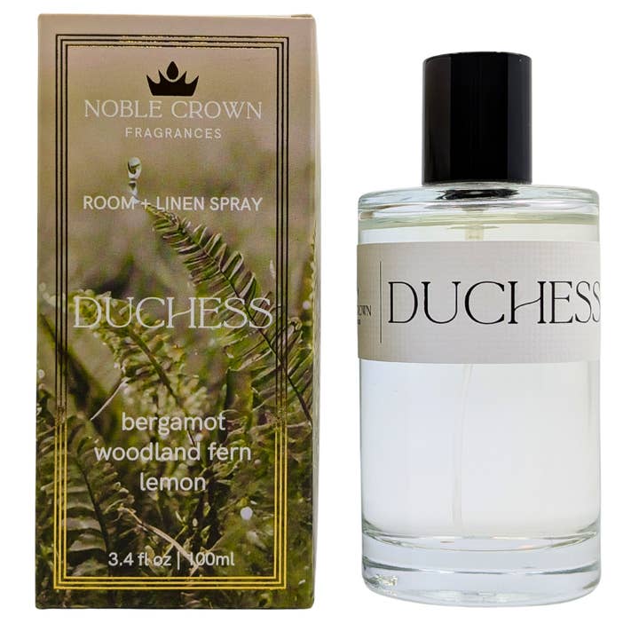 Noble Crown Fragrances – wholesale Rums- och linnespray – Hertiginnerum + Linnespray - solig bergamott, citron