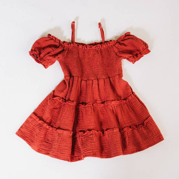 Copper Mommy & Me Dress - Child for wholesale by HAHA MAMA Clothing