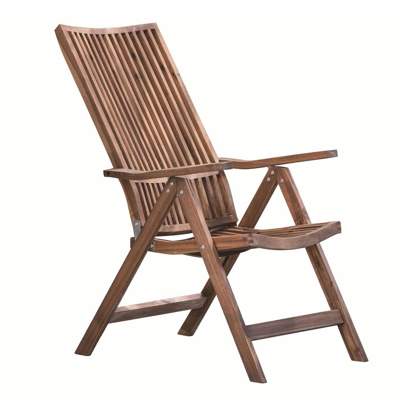 A&B Home Group Inc. - Wholesale Patio Chair - 19x25x45" Bayside Retreat Adjustable Lounge Chair - Brown0