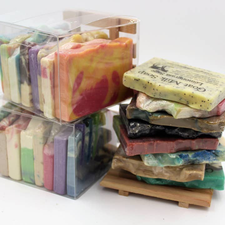 Whitetail Lane Farm Goat Milk Soap - Wholesale Bar Soap - Goat Milk Soap Slices Variety Pack - 1 pound of Soap
