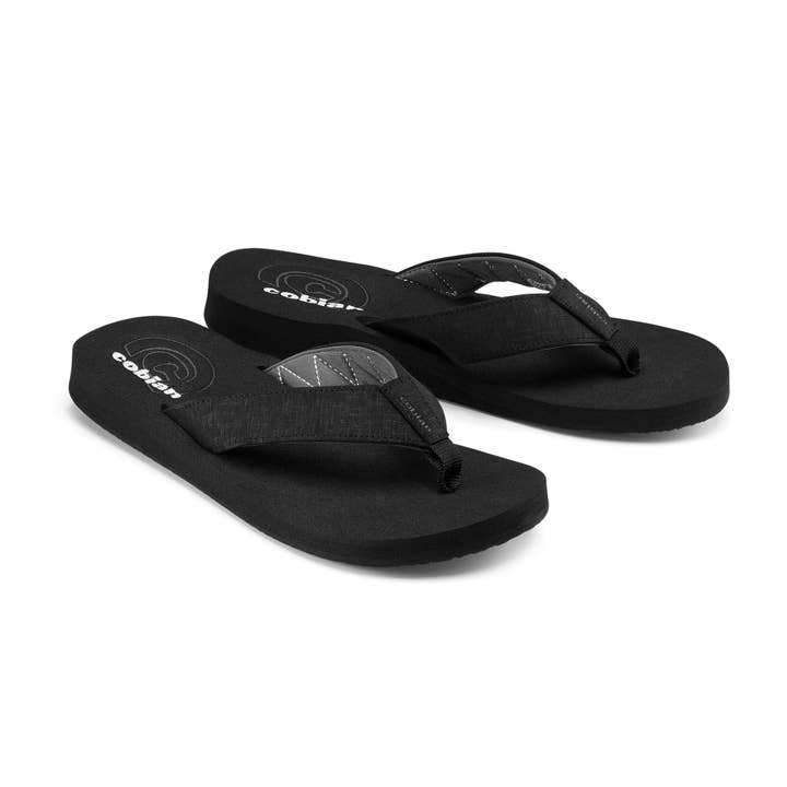 Cobian USA - Wholesale Flip Flops - Men's - Floater 2â„¢ - Black Best Selling Great Value Low Priced Flip Flop Sandal with Arch Support