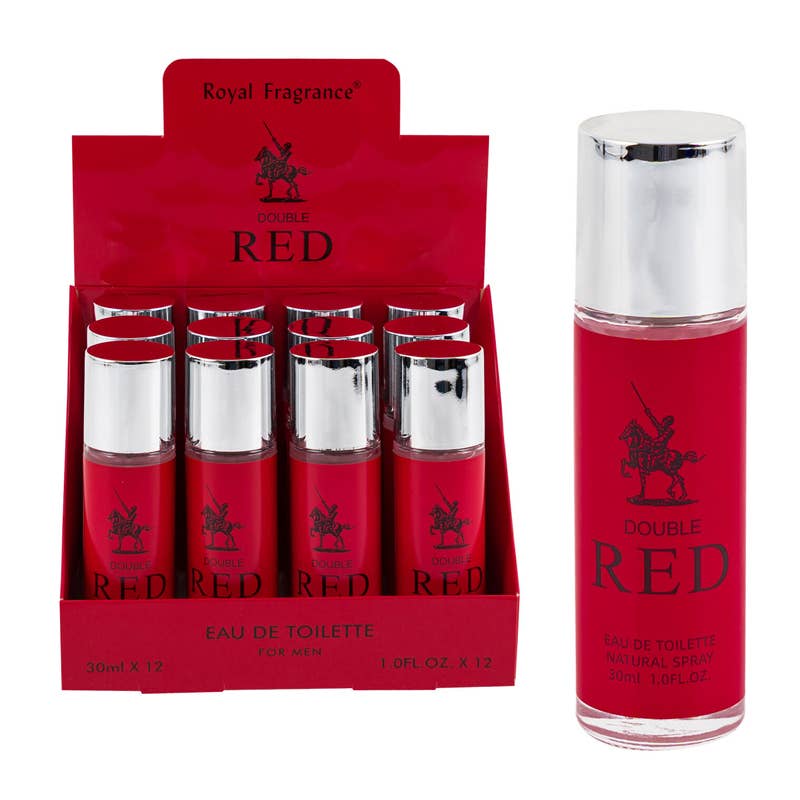 Deluxe Import Trading - Wholesale Cologne Spray - Royal Fragrance Double Red 1oz Mens Eau de Toilette Spray0
