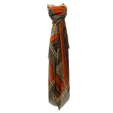 MONSIEUR CHARLI - Wholesale Scarf - Men's - PLACIDE cashmere and modal scarf2