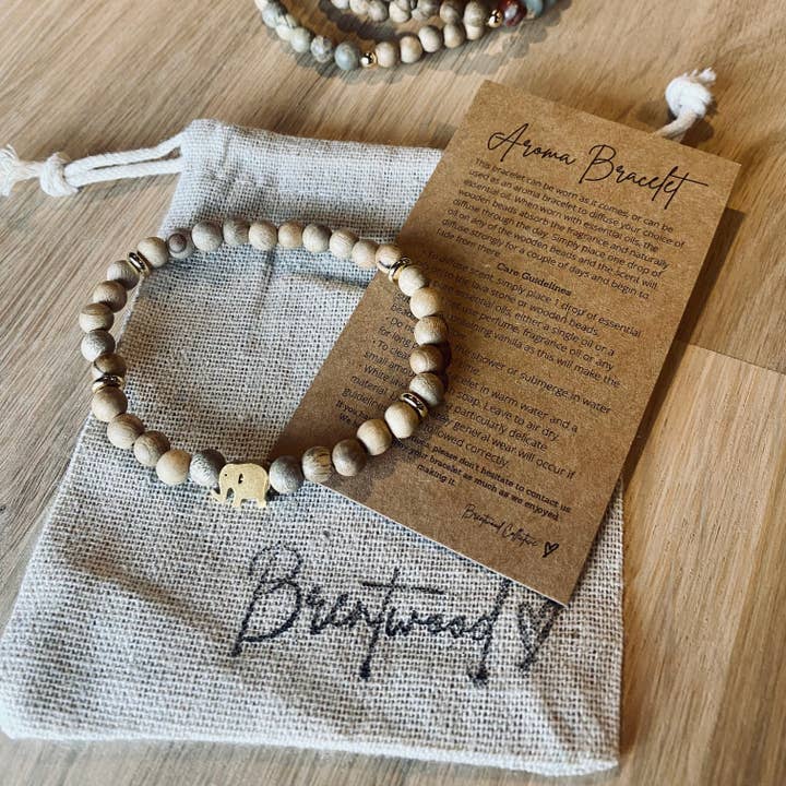 Brentwood Collective - Wholesale Aromatherapy bracelet - Aroma Bracelet | Gold Elephant4