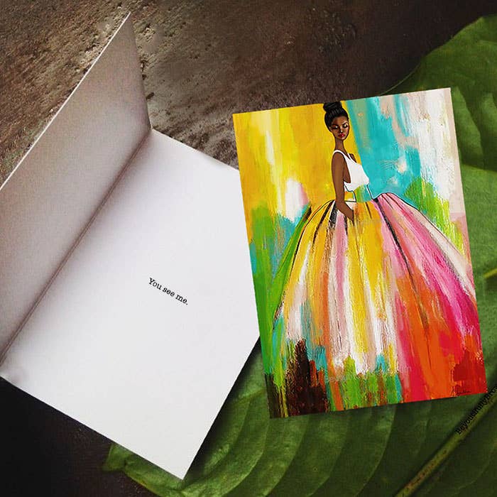 Beyoutifully Brown® - Wholesale Everyday Greeting Card - Being Seen Greeting Card (2 options)0
