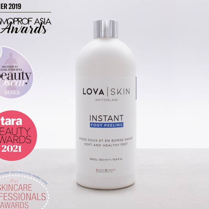 LOVASKIN Sofort-Fußpeeling 500 ml Pro-Größe Nachfüllflasche für den Großhandel von LOVASKIN