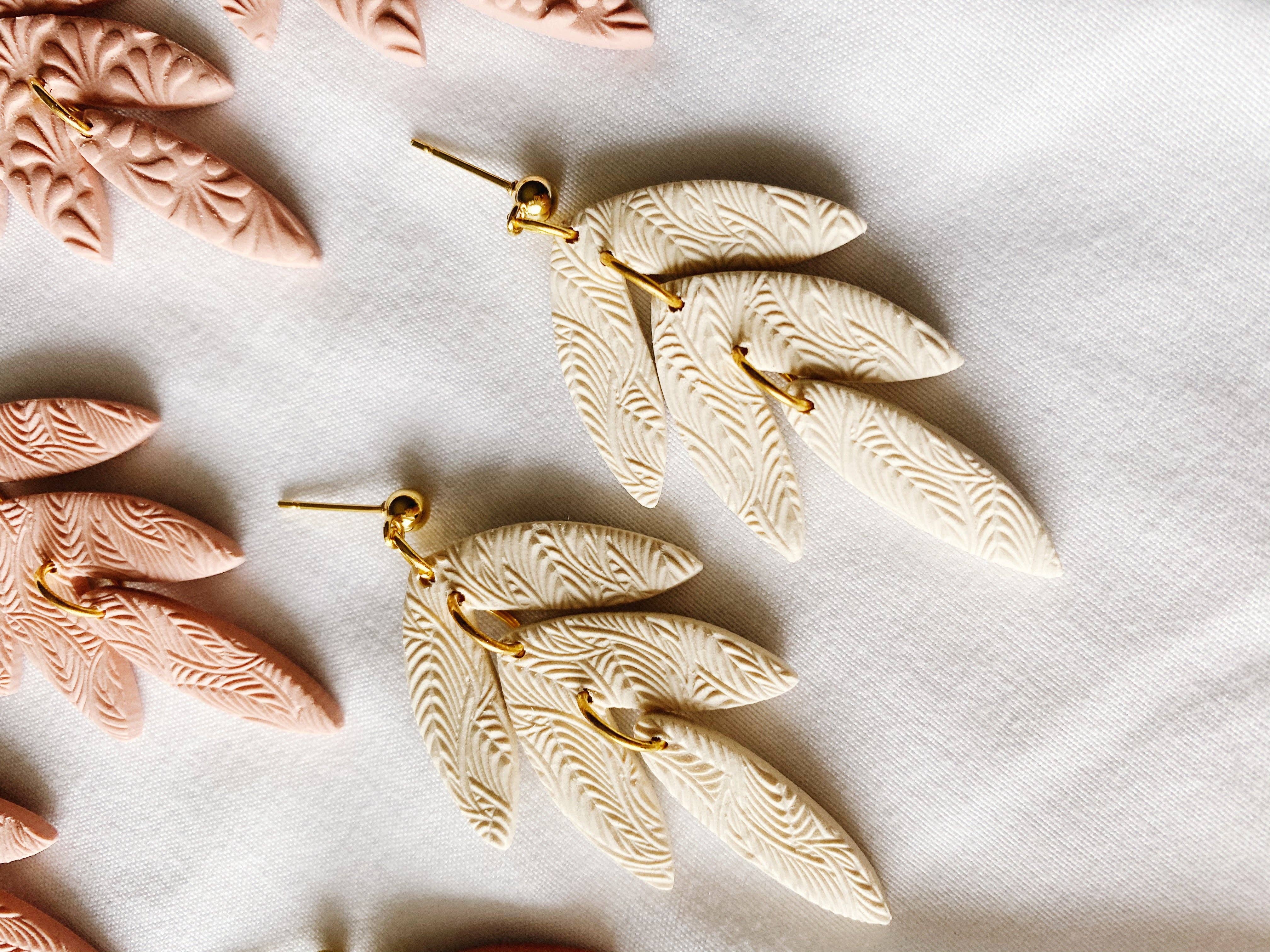 SageClayCo - Wholesale Dangle Earrings - Dahlia | Spring Edition0