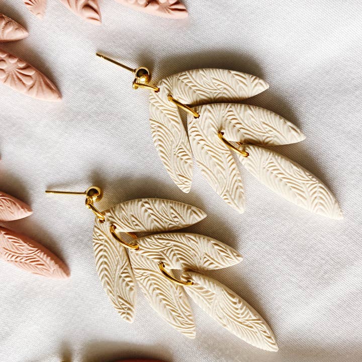 SageClayCo - Wholesale Dangle Earrings - Dahlia | Spring Edition