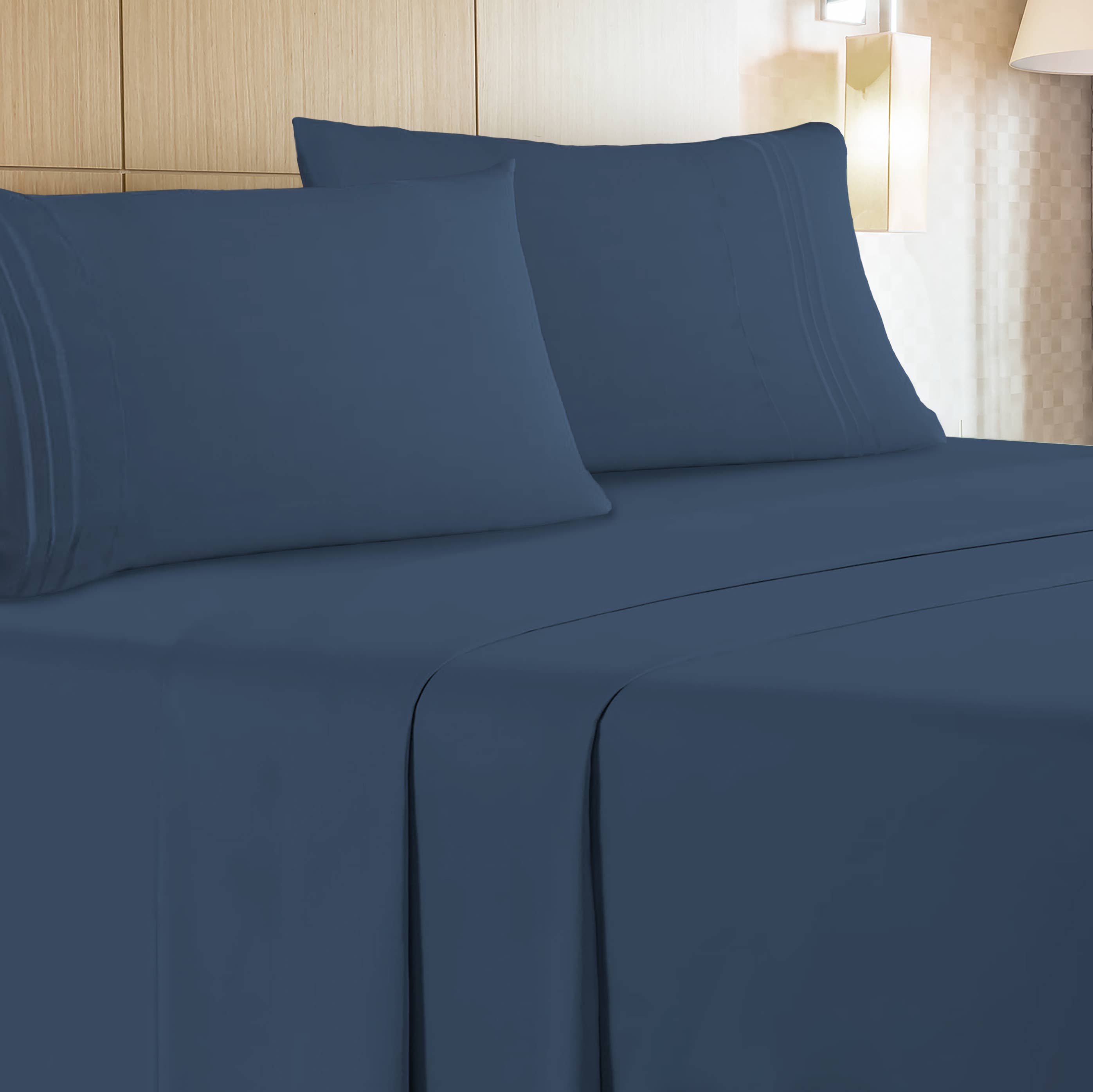 Leluxe Home - Wholesale Sheet Set - 1800 Series Premium Ultra soft 4 Pc Microfiber Sheet Set7
