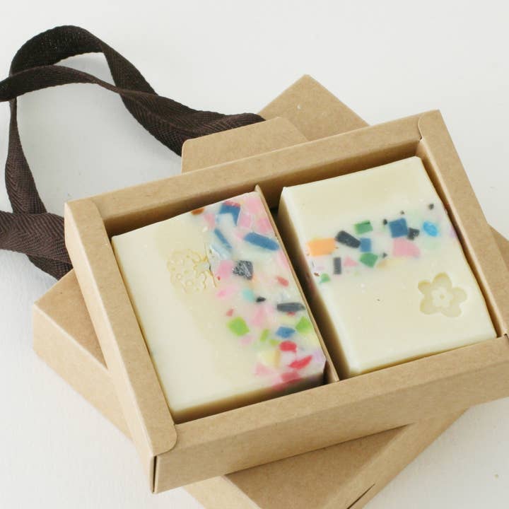 One Leaf Soap - Vente Coffrets cadeaux - Coffret cadeau Kraft Savon — 2 savons2