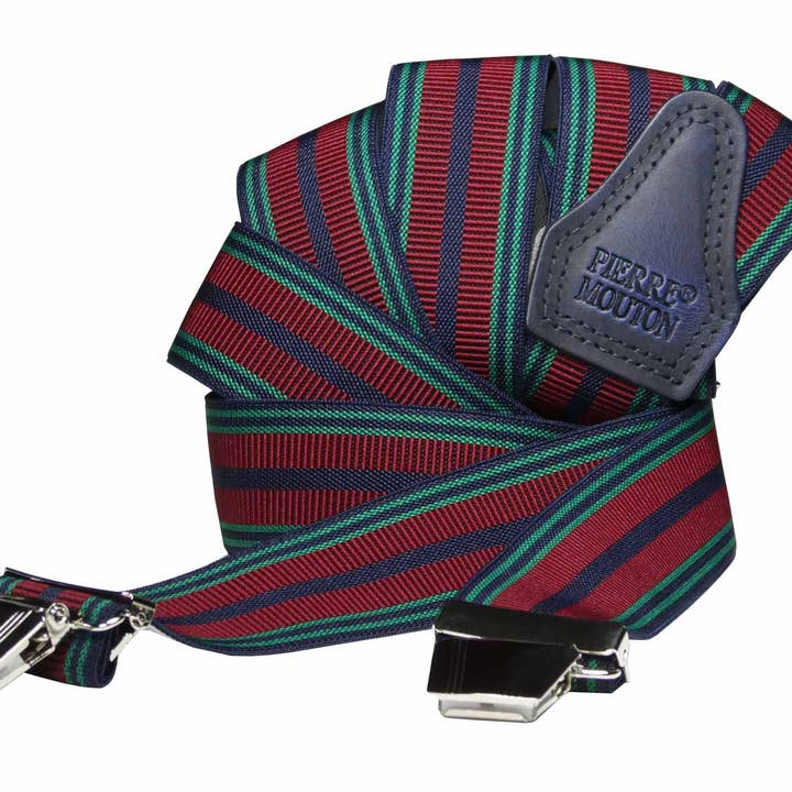 Bretel Le Mans Rojo Oscuro 140/3 | Hecho a mano para venta al por mayor de Pierre Mouton