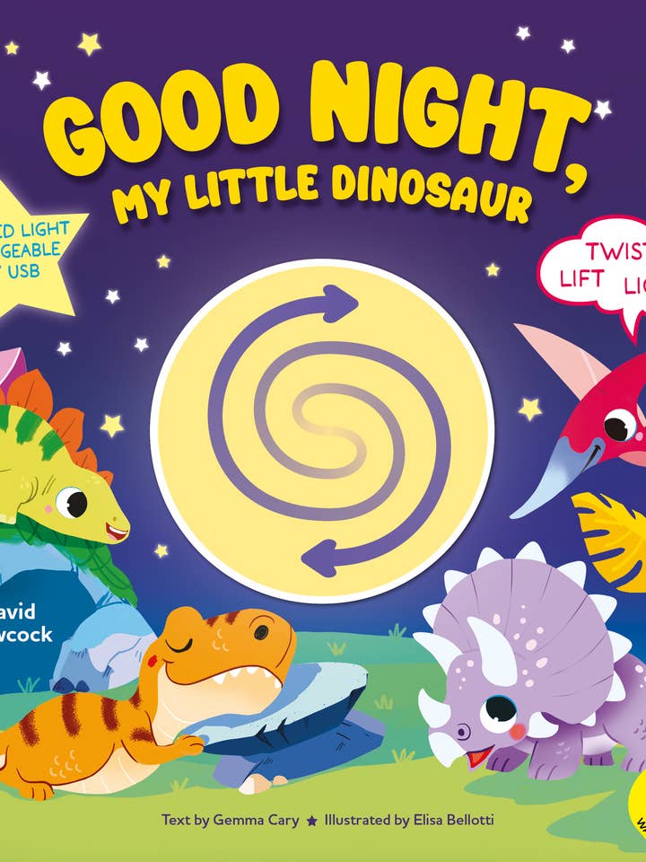 Good Night, My Little Dinosaur-A Pop-Up Night-Light Book! for wholesale by Fox Chapel Publishing