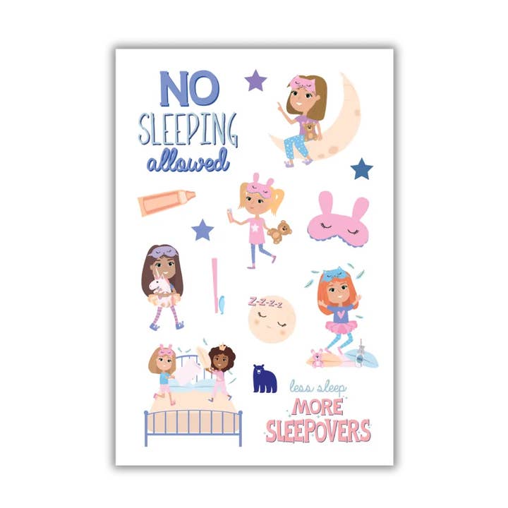 Il n'est pas permis de dormir pour la vente par Four Bears Sticker Club