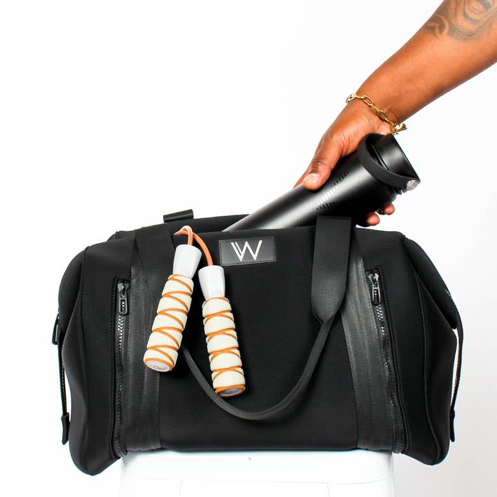 Luxe Neoprene Convertible Travel Tote for wholesale by W|by Crystal White