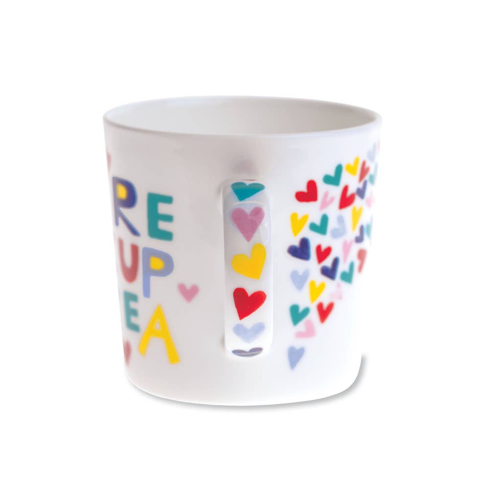 Rachel Ellen Designs – wholesale Kaffekoppar – Boxad benporslinsmugg - Du är min kopp te/hjärtan1