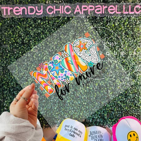 Hergestellt für mehr DTF-Transfer für den Großhandel von Trendy Chic Apparel LLC