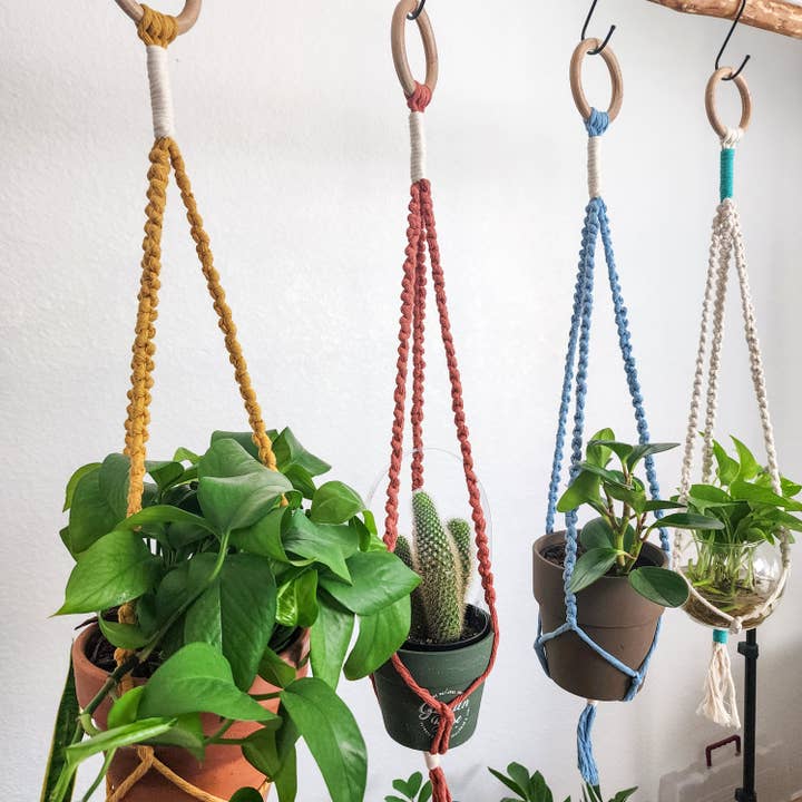 Handmade By Uruba - Wholesale Hanging Planter - Minimalist knotted plant hanger, Handmade Home decor & Gift10