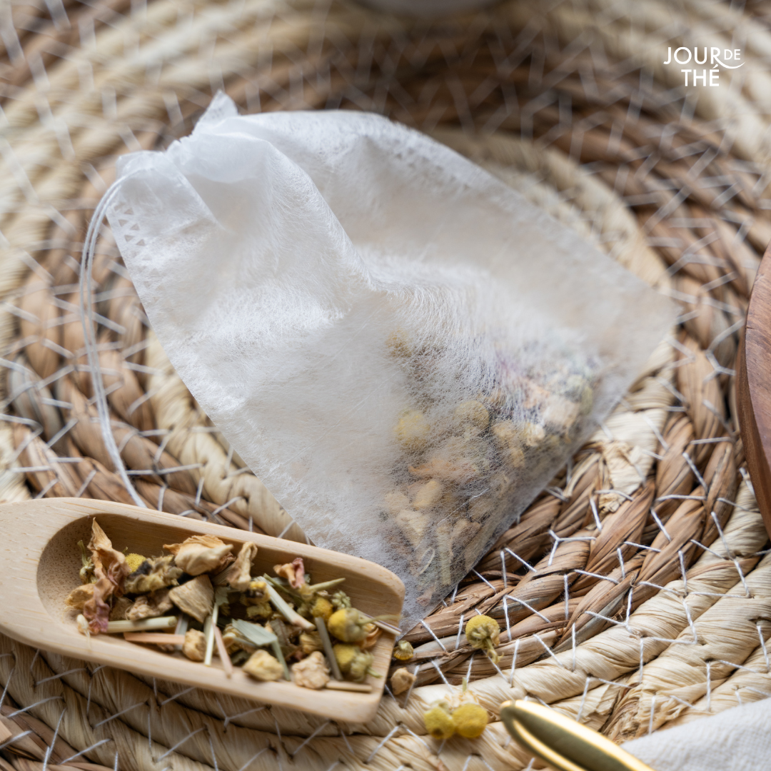 Jour de Thé - Wholesale Tea Bags - Compostable corn fiber tea bag - 8*10cm X 1001