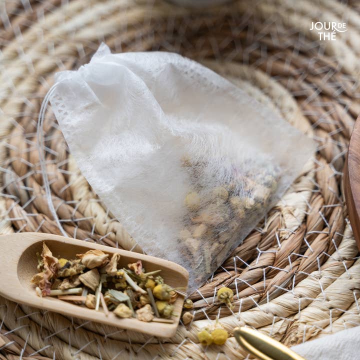 Jour de Thé - Wholesale Tea Bags - Compostable corn fiber tea bag - 8*10cm X 1001