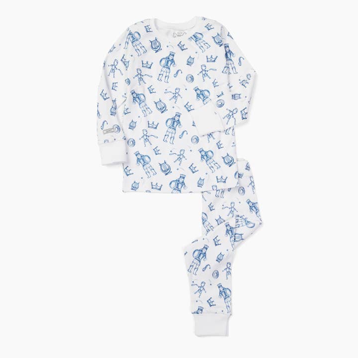 Holy Pals - Wholesale Sleepwear Set - Kids - David & Goliath Blue PJ Long Sleeve Set