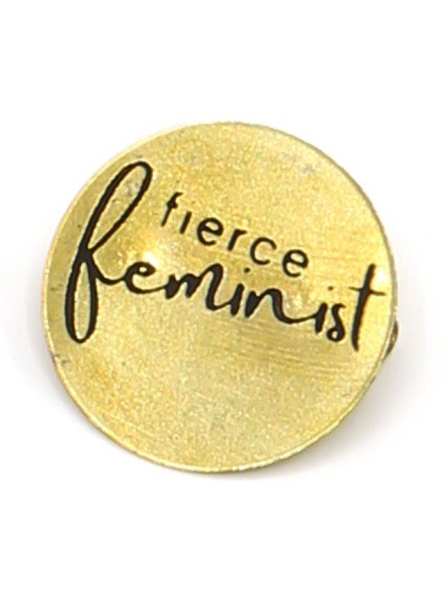 Fierce Feminist Pin for wholesale by Fair Anita
