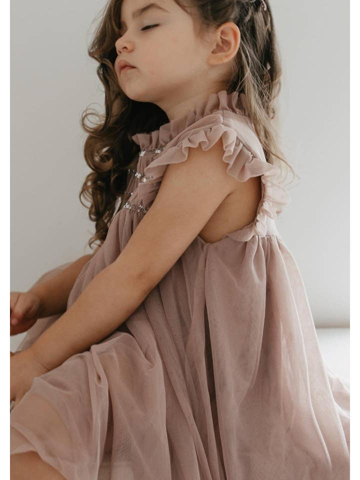 Lepela - Wholesale Dress - Kids - Scarlett | Cotton Tulle Dress | Tosca