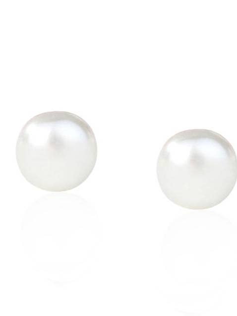 PEARLA - Orecchini classici in argento con perle d'acqua dolce per la vendita all'ingrosso da parte di JohnnyB Jewelry