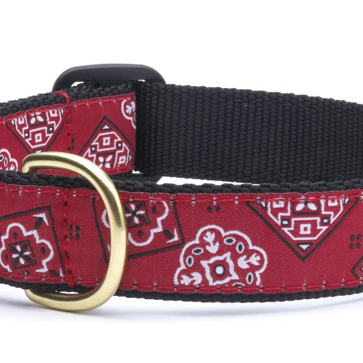Up Country, Inc. - Wholesale Pet Collar - Dog - Red Bandana Dog Collar0