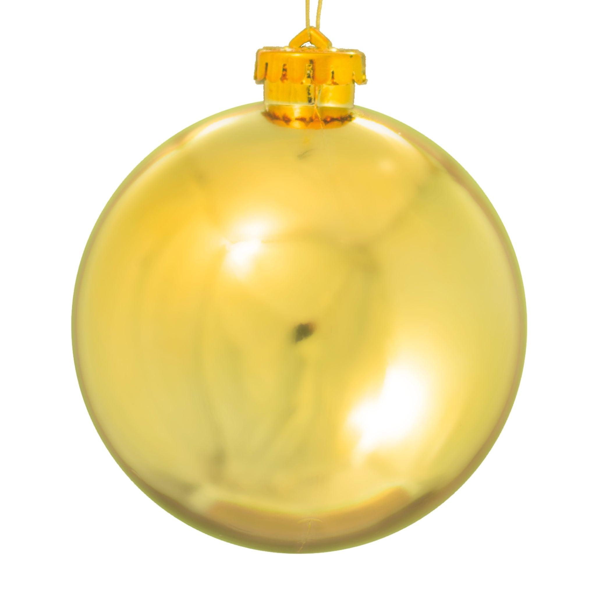 Lee Display - Vente Objets de décoration - Boules de Noël dorées brillantes8