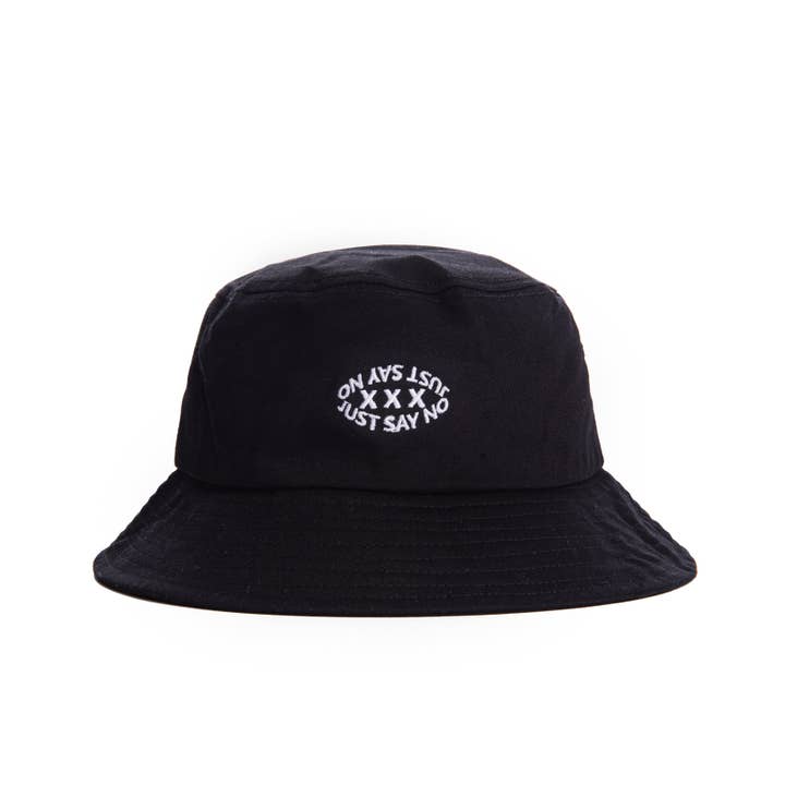 Logo Bucket Hat - Black for wholesale by jxstsayno