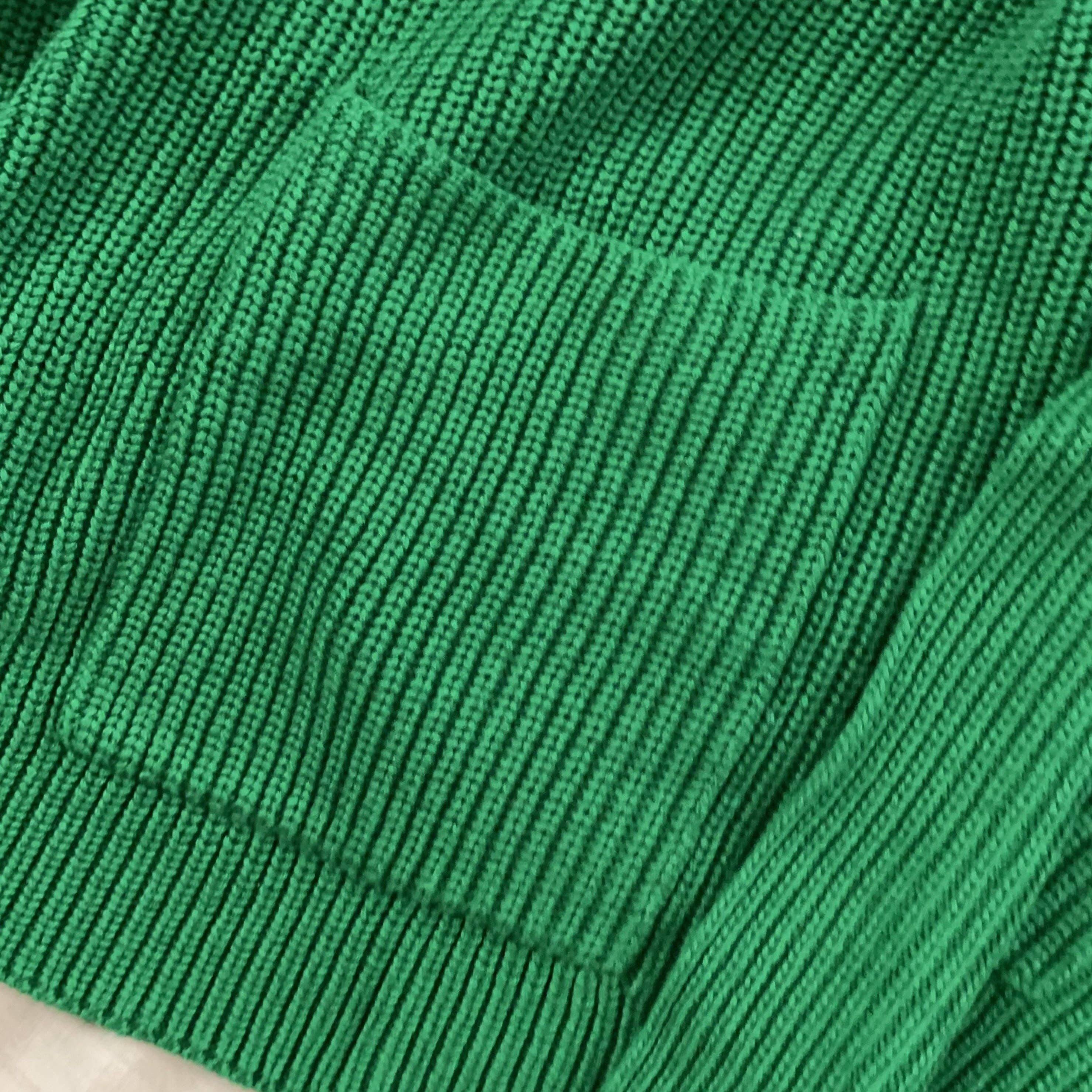 Kelly Grün Großer Strickcardigan in Kelly-Grün für den Großhandel auf Faire2