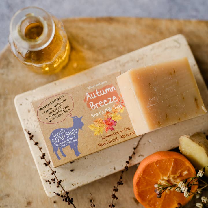 Autumn Breeze Goat's Milk Soap for wholesale by Cyril's Soap Shed