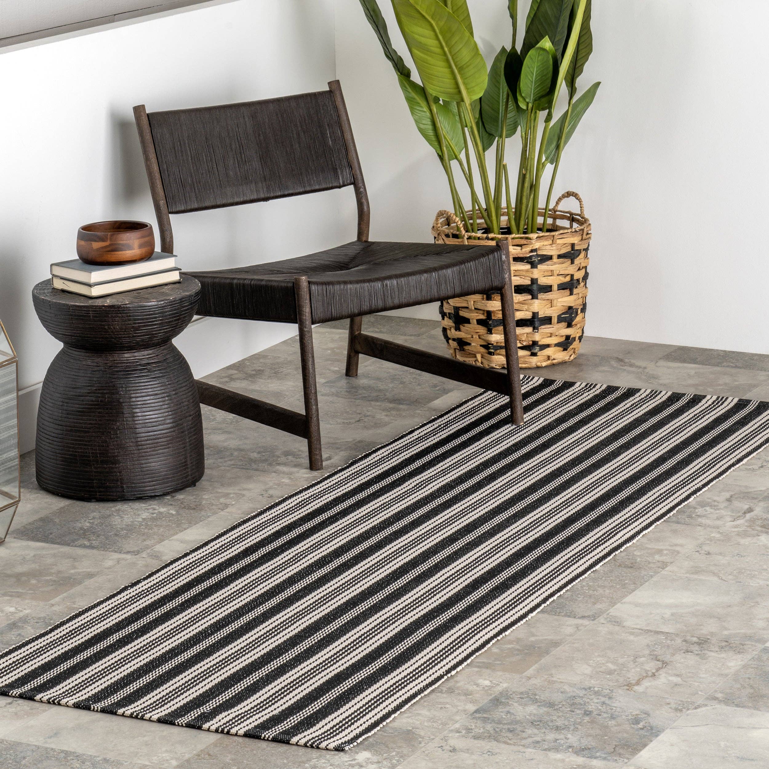 nuLOOM - Wholesale Area Rug - Home Conservatory Ticking Stripe Handwoven Indoor/Outdoor Area Rug19