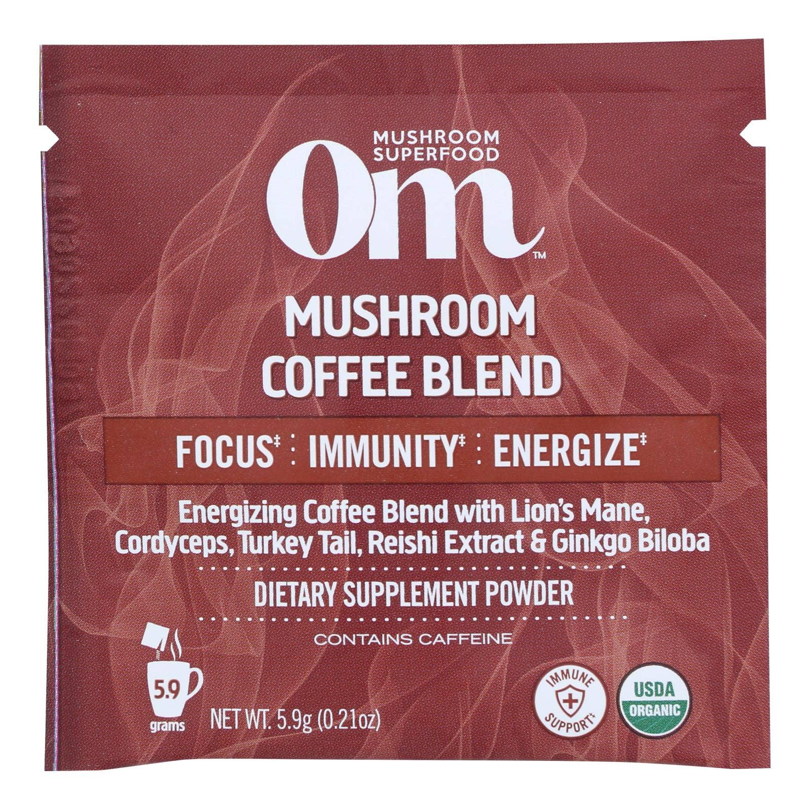 Everyday Supply Co - Wholesale Instant Coffee/Espresso - Om - Coffee Mushroom Blend - Case Of 10-.20 Oz0