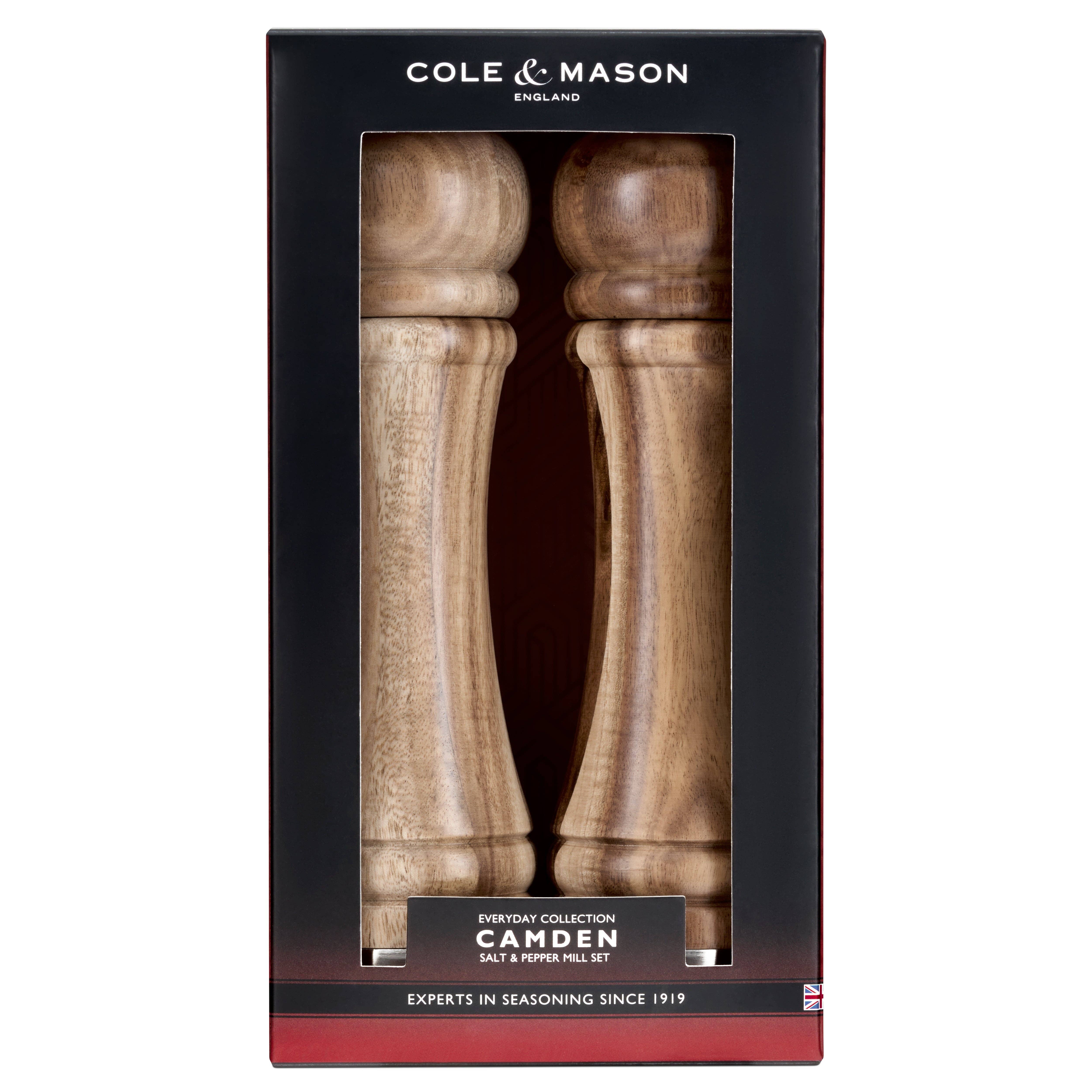 DKHB [Zyliss, Cole & Mason, Swissmar, AdHoc, Ken Hom] - Wholesale Salt & Pepper Shaker Set - Cole & Mason Camden Acacia Salt and Pepper Mill Set5