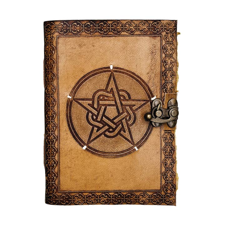 Diario in pelle bianco con protezione divina (12,7 x 17,8 cm) per la vendita all'ingrosso da parte di Designs by Deekay Inc.