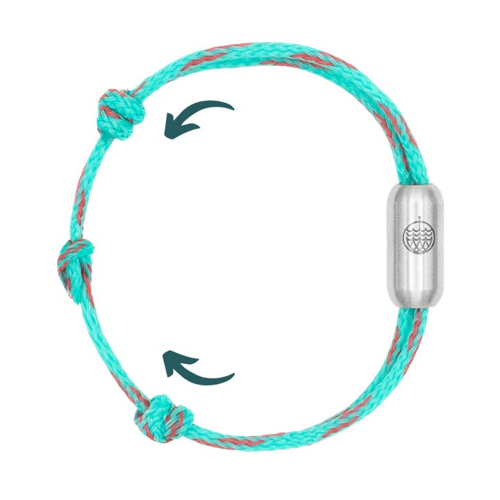 Tasman Sea bracelet made from fishing net - adjustable size for wholesale by BRACENET