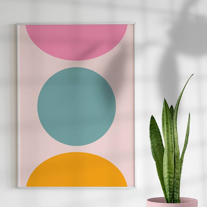 ABSTRACT SUN | WALL ART PRINT for wholesale by Penny And Me